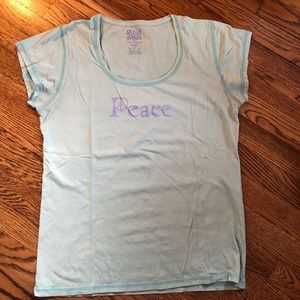 Life is Good ‘Peace’ scoop neck t-shirt